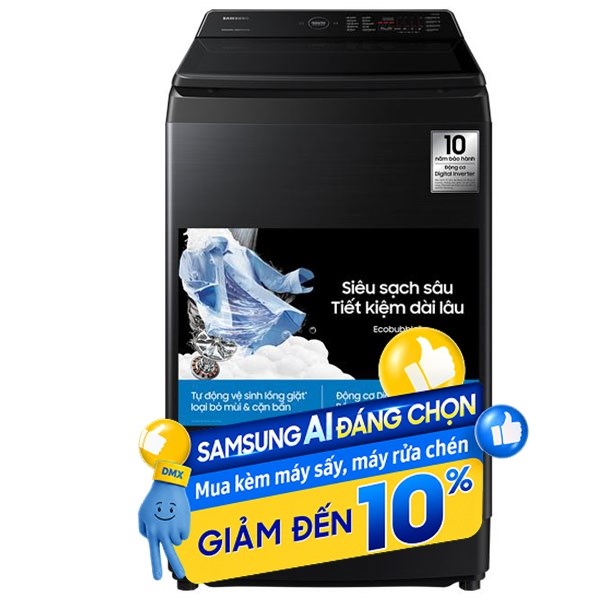 Samsung Inverter 12.5 Kg WA40F12E4CSV