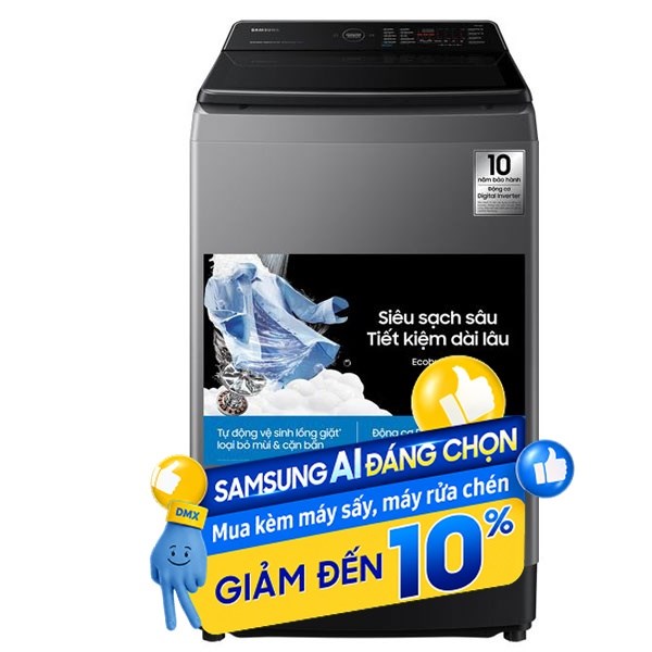 Samsung Inverter 12.5 Kg WA40F12E4LSV