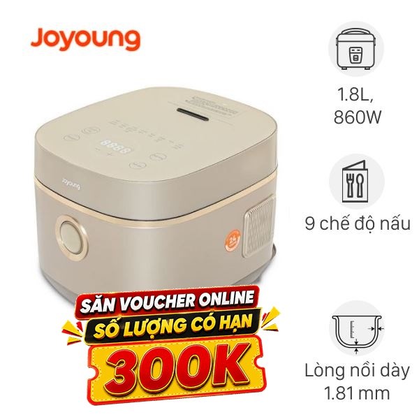 Nồi cơm điện tử Joyoung 1.8 lít JNRC-502