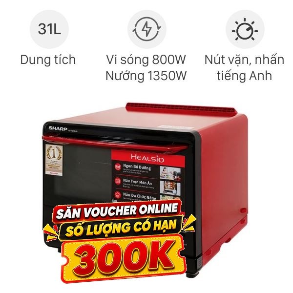 Lò vi sóng có nướng Sharp AX-1700VN
