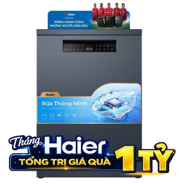 Máy rửa chén độc lập Haier HDWE16-66BK6VN