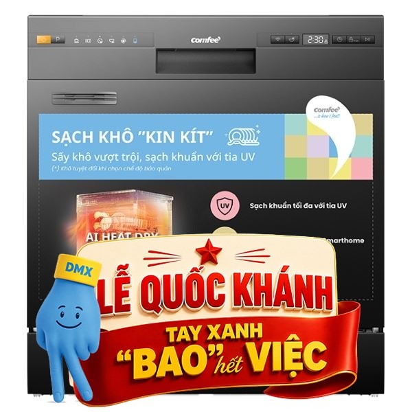 Máy rửa bát độc lập Comfee CDW-10F60TB