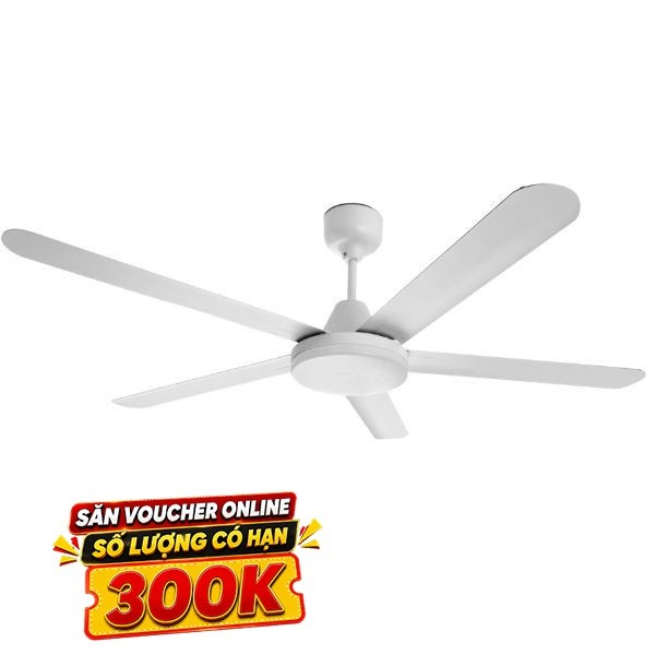 Quạt trần Rapido 5 cánh RCF-5W AL56 64W