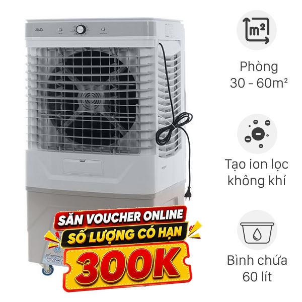 Quạt điều hòa AVA RPD-200 200W Trắng - Xanh