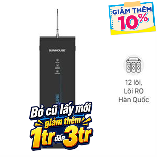 Máy lọc nước RO Sunhouse UltraPure SHA8896L
