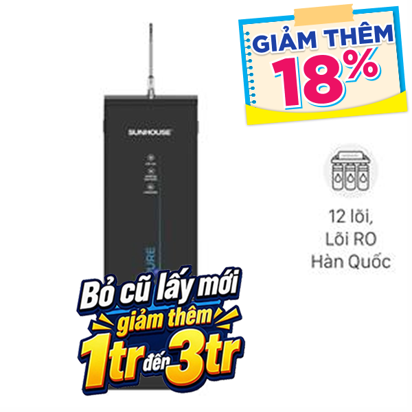 Máy lọc nước RO Sunhouse UltraPure SHA8896L