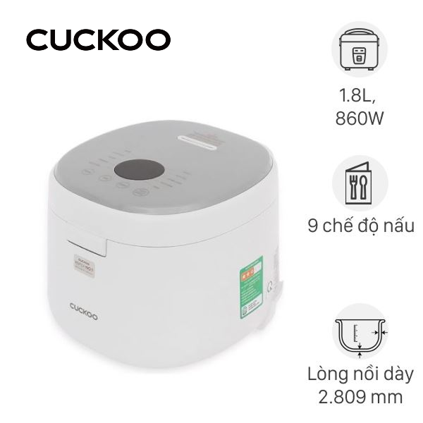 Nồi cơm điện tử Cuckoo 1.8 lít CR-1060F