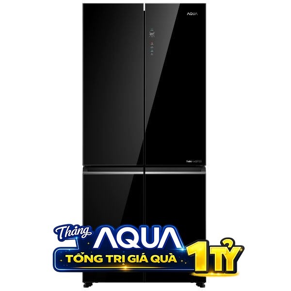 Tủ lạnh Aqua Inverter 529 lít Multi Door AQR-M600XA(GB)