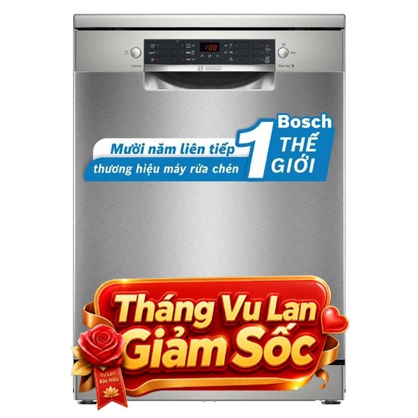 Máy rửa bát độc lập Bosch SMS26AI01F