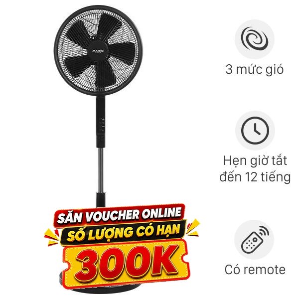 Quạt đứng Magic  5 cánh A-251 55W