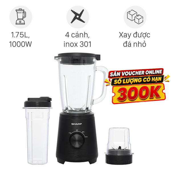 Máy xay đa năng Sharp EM-SG1000-BK