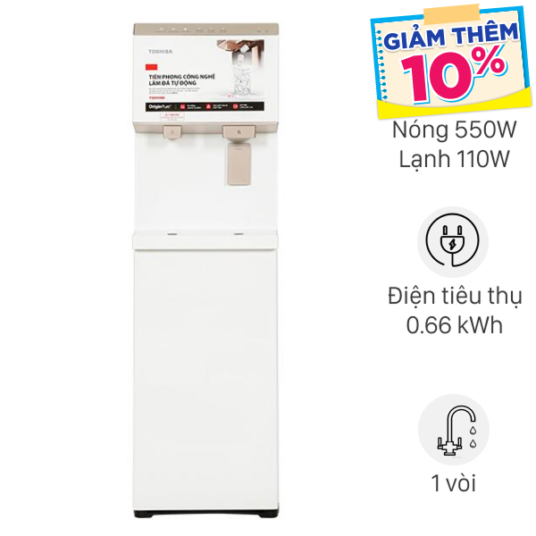 Cây nước nóng lạnh và làm đá Toshiba RWF-IW2469BVN(W) 660W