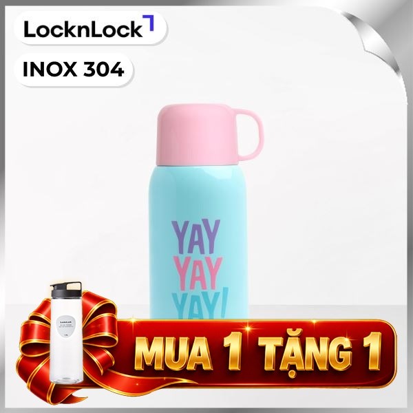 Bình giữ nhiệt Inox 550 ml Lock&Lock LHC1475BLU