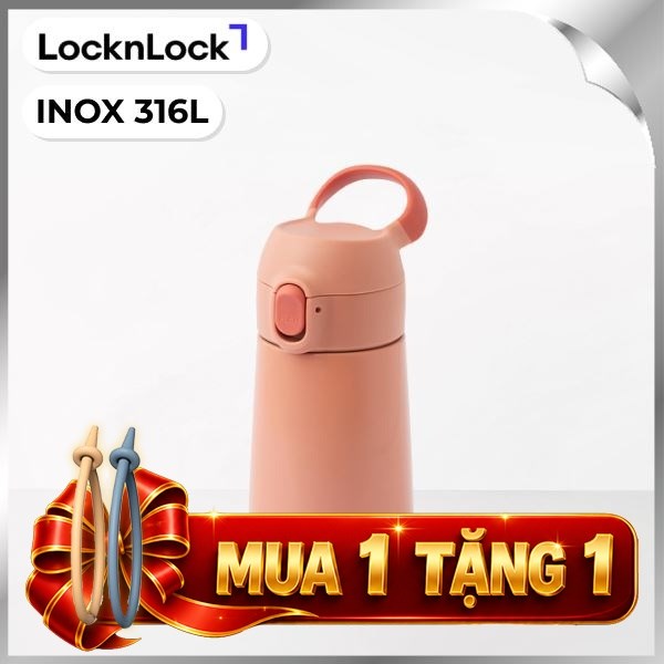 Bình giữ nhiệt cho bé Inox 380 ml Lock&Lock LHC918PIK