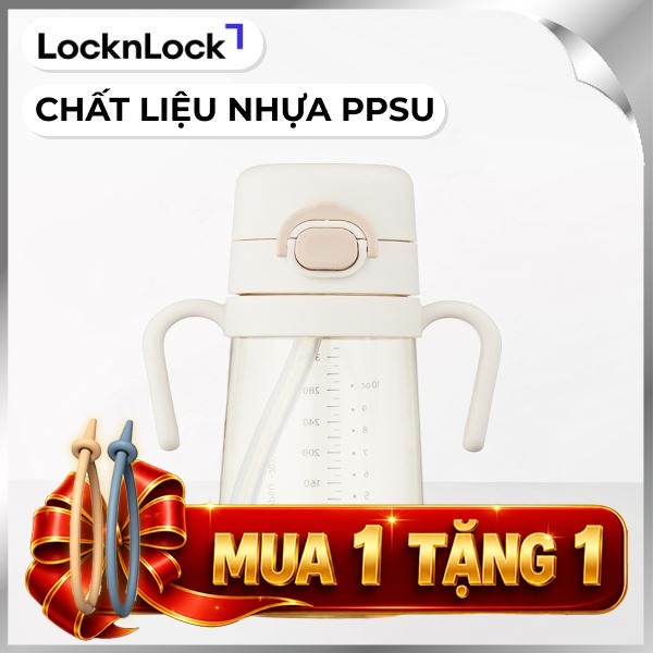 Bình đựng nước nhựa trẻ em LocknLock HAP916IVY