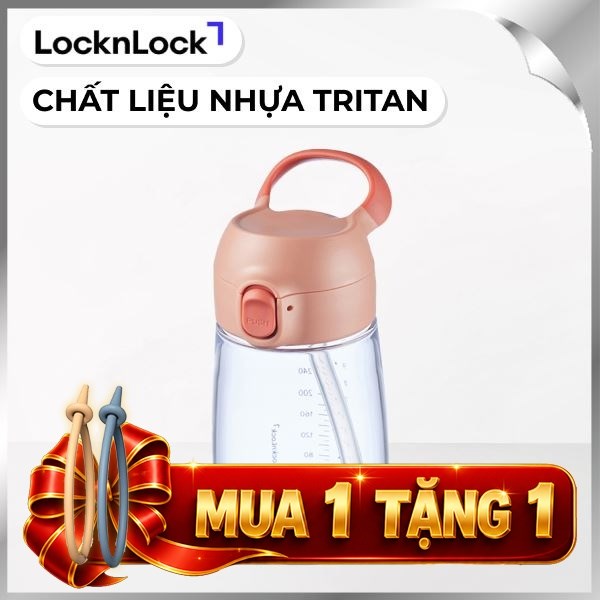 Bình nước nhựa trẻ em LocknLock HAP918PIK