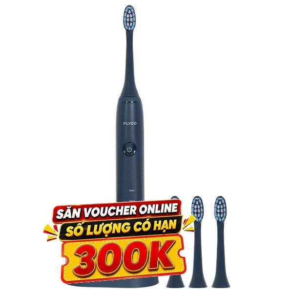 Bàn chải điện Flyco FT7105VN - Xanh