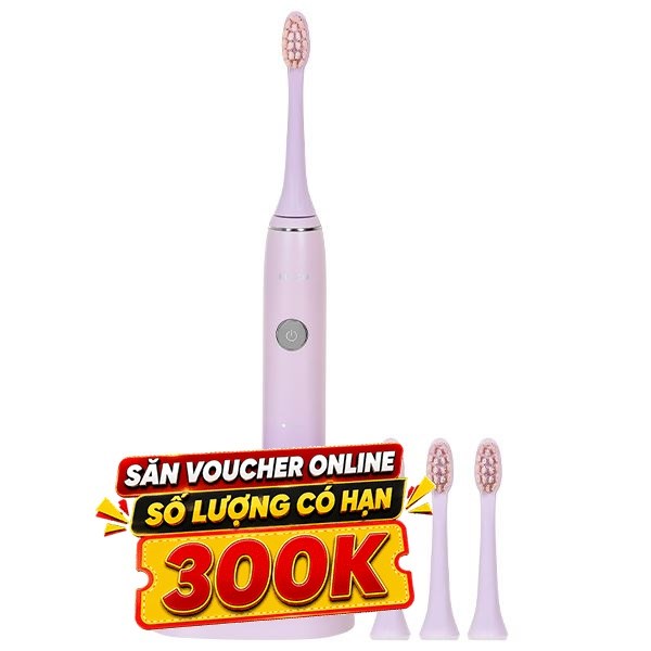 Bàn chải điện Flyco FT7105VN - Hồng