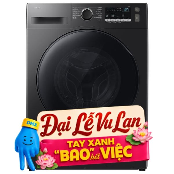 Máy giặt sấy Samsung Ecobubble Inverter giặt 10 kg - sấy 6 kg WD10HG4U04BBSV