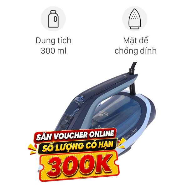 Bàn ủi hơi nước Philips DST6120/20 2200 - 2600W