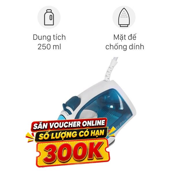 Bàn ủi hơi nước Philips DST2020/90 1700 - 2000W