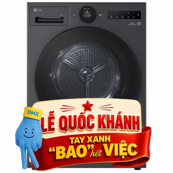 Máy sấy bơm nhiệt LG 12 Kg RX12VHP3K