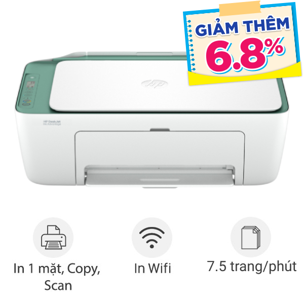Máy in phun màu HP DeskJet Ink Advantage 2989 Wifi (A24J7B)