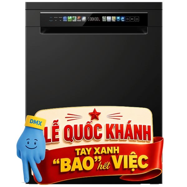 Máy rửa chén độc lập Aqua ADWA15-686BK2VN
