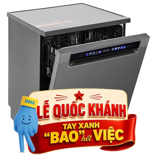 Máy rửa chén độc lập Aqua ADWA15-686BK3VN