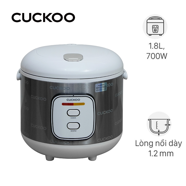 Nồi cơm nắp gài Cuckoo 1.8 lít CR-1006/SIWHCRVNCV