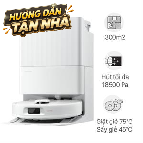Robot hút bụi lau nhà Roborock Qrevo 2 Pro - Trắng
