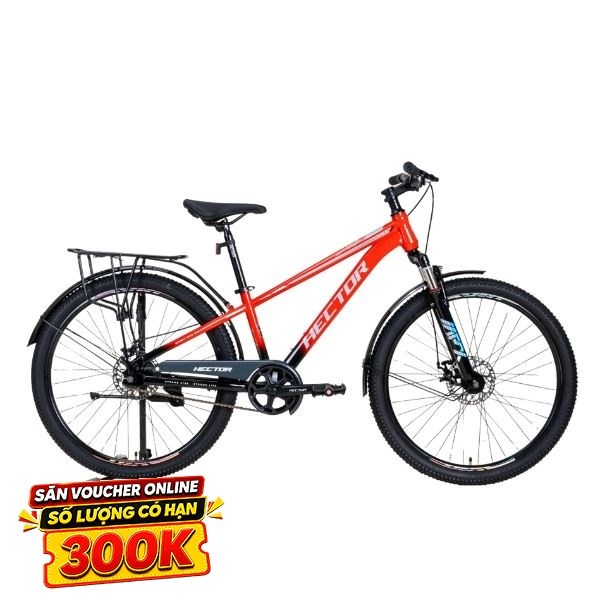 Xe Đạp Địa Hình Hector LOOK 2B 26 INCH Đỏ
