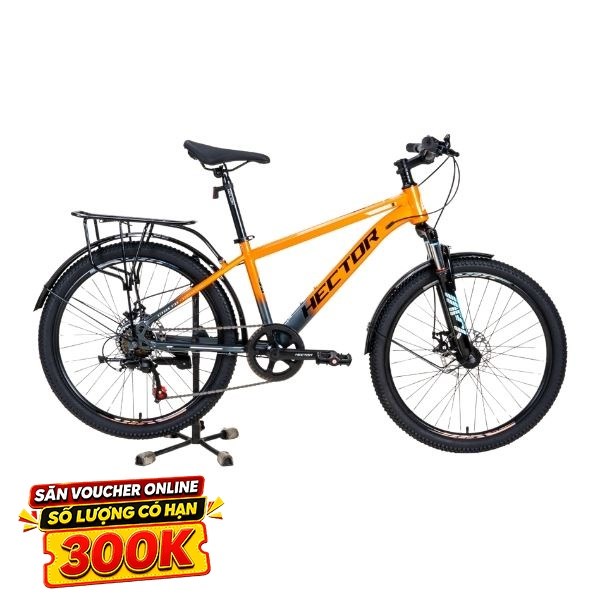 Xe Đạp Địa Hình Hector STRONG 1B 24 INCH Cam