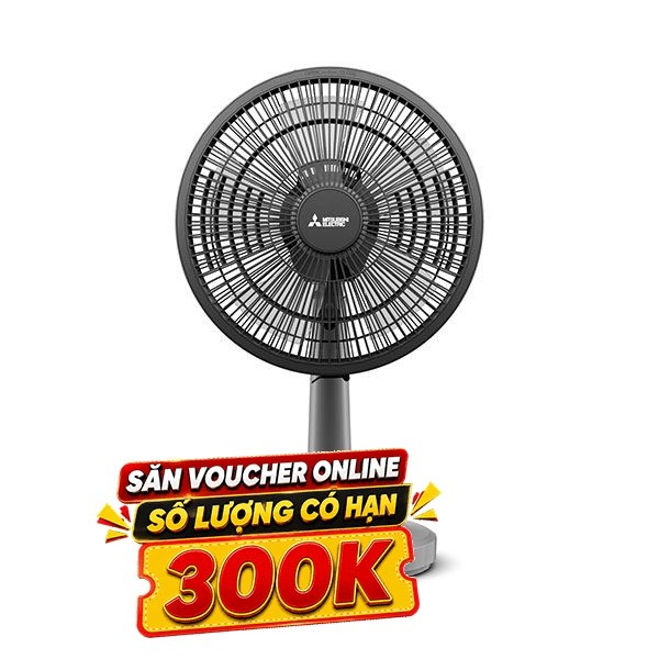 Quạt bàn Mitsubishi Electric  - D12A-GB CY-GY 37W