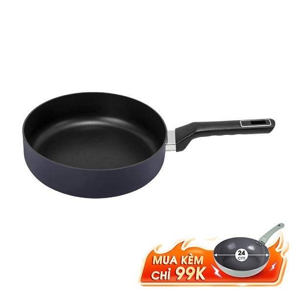 Chảo nhôm chống dính đáy từ Elmich EL8087