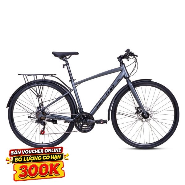Xe Đạp Đường Phố Thể Thao HECTOR VELO 700C Xám