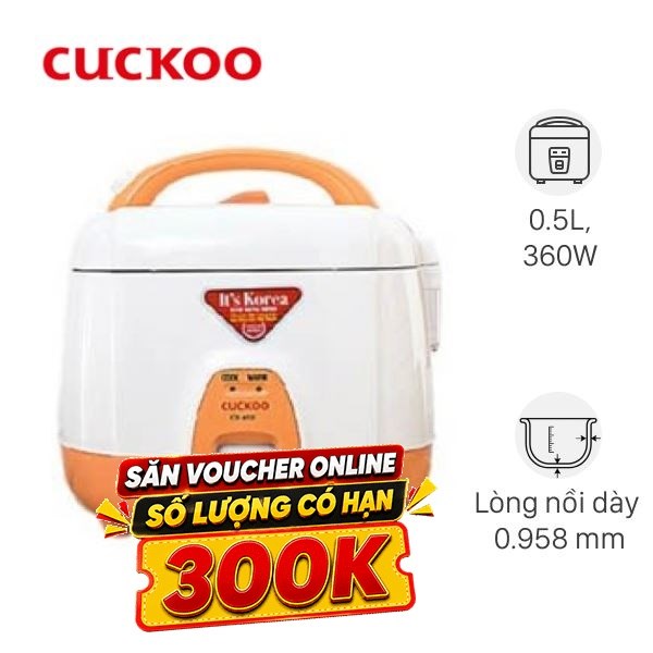 Nồi cơm nắp gài Cuckoo 0.5 lít CR-0331