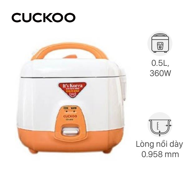Nồi cơm nắp gài Cuckoo 0.5 lít CR-0331