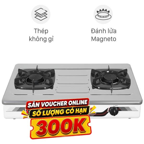 Bếp gas đôi Rinnai RV-370(SM)N
