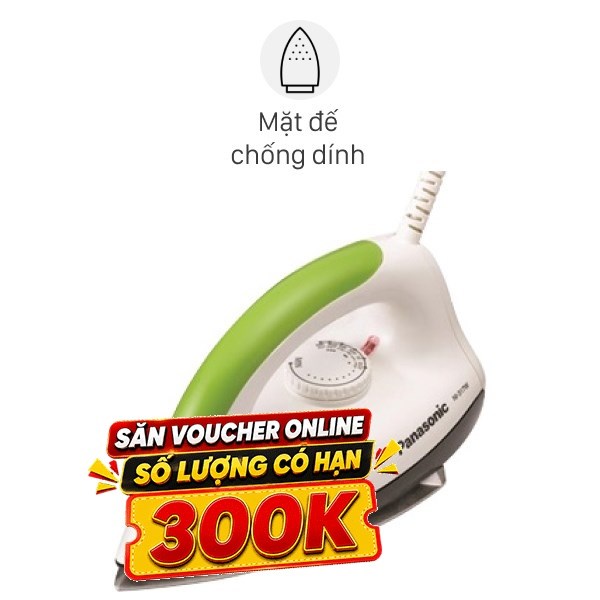Bàn ủi khô Panasonic PABU-NI-317TXRA 1000W