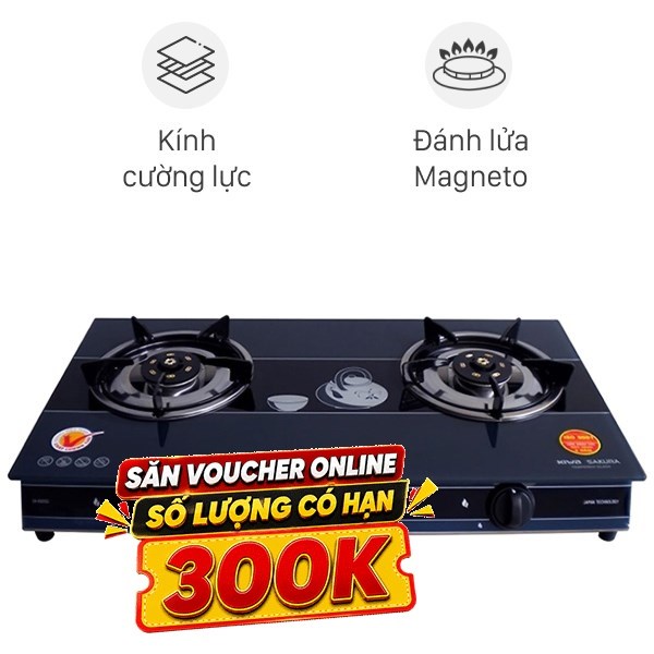 Bếp ga đôi Sakura SA-692SG