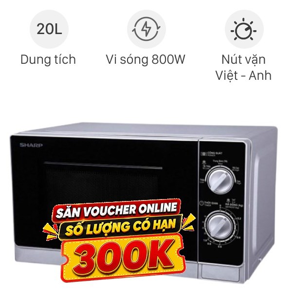 Lò vi sóng Sharp R-205VN(S)