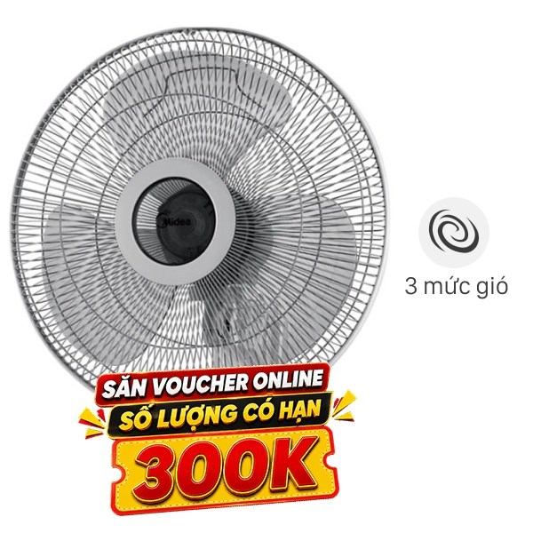 Quạt treo tường Midea 3 cánh FW40-6H 55W