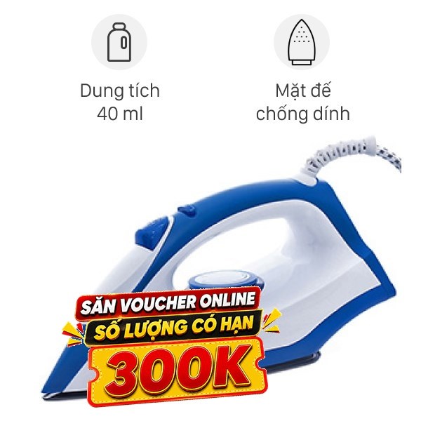 Bàn ủi khô Electrolux EDI2004 1300W
