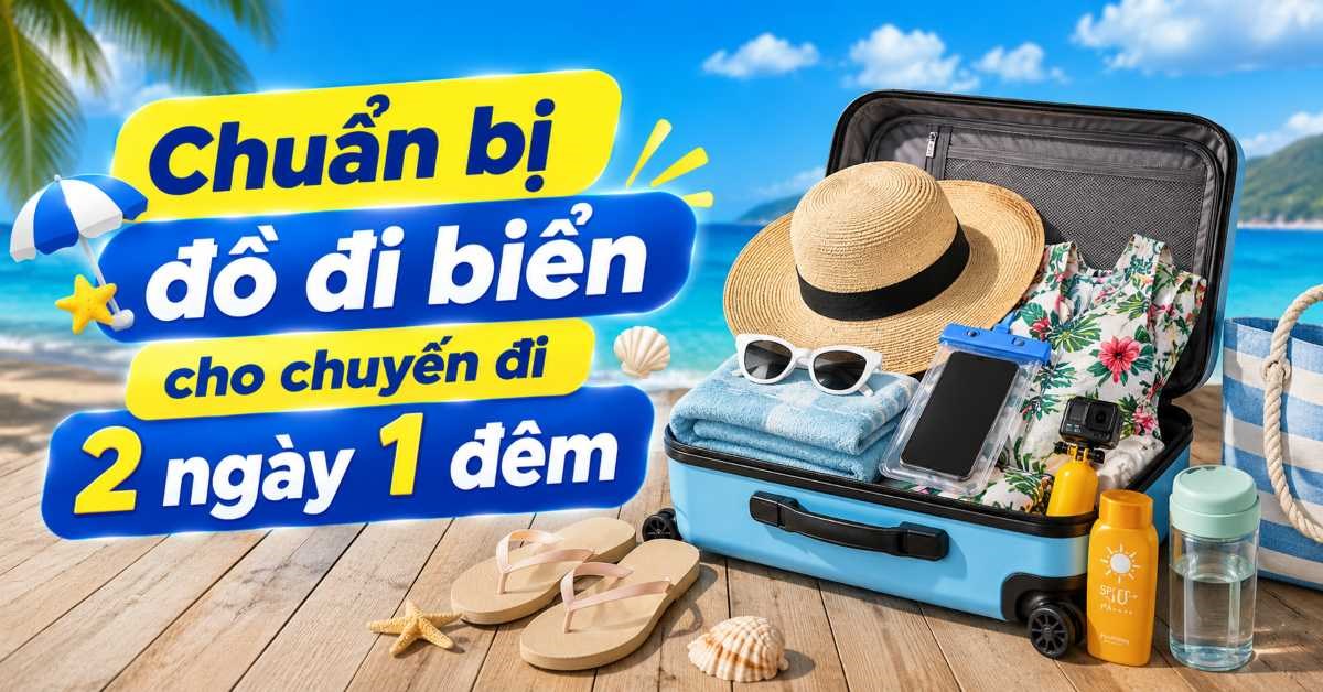 Chuẩn bị đồ đi biển 2 ngày 1 đêm Chuẩn bị đồ đi biển 2 ngày 1 đêm