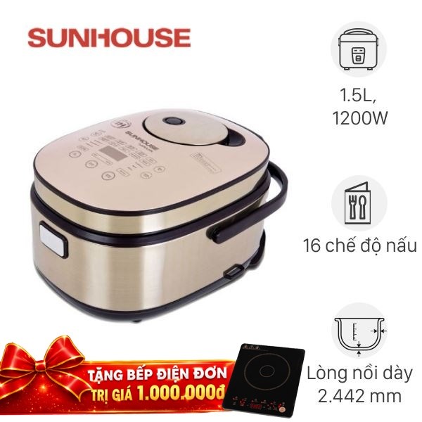 Nồi cơm cao tần Sunhouse Mama 1.5 lít SHD8955