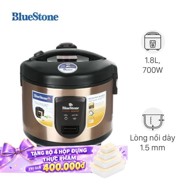 Nồi cơm nắp gài BlueStone 1.8 lít RCB-5520
