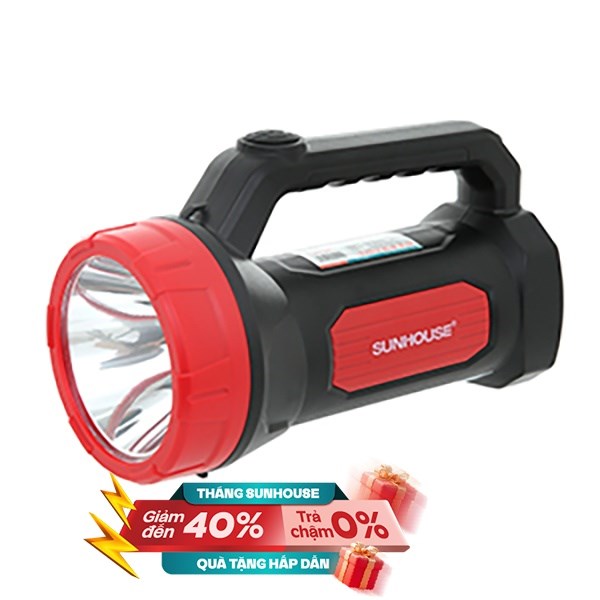 Đèn pin Sunhouse 1 bóng chính: 1W, 16 bóng nhỏ: 8W SHE - 8100