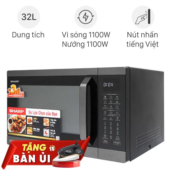 Lò vi sóng có nướng Sharp R-C932XVN-BST