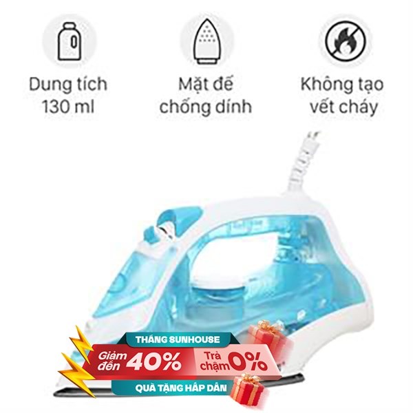 Bàn ủi hơi nước Sunhouse SHD2065 1600W